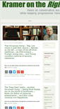 Mobile Screenshot of kramerontheright.com